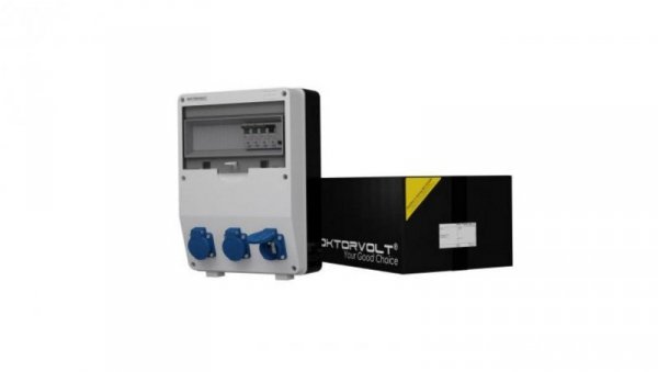 Rozdzielnica budowlana TD-S/FI 3x230V gniazda Mennekes Doktorvolt 9931