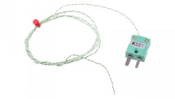Termopara typ K do +250C kabel 1m IEC