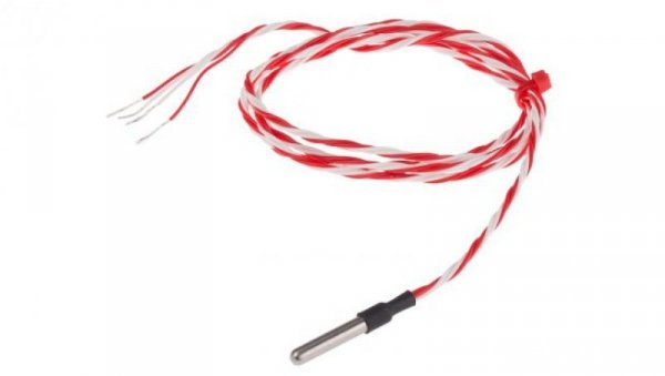 Termopara typ PT 100, -50C do +200C 25mm kabel 1m, Stal nierdzewna
