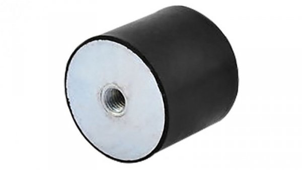 Mocowanie antywibracyjne, M12, Ø 75mm, H 55mm, 270.24, materiał: Guma 55 Shore A, RS PRO