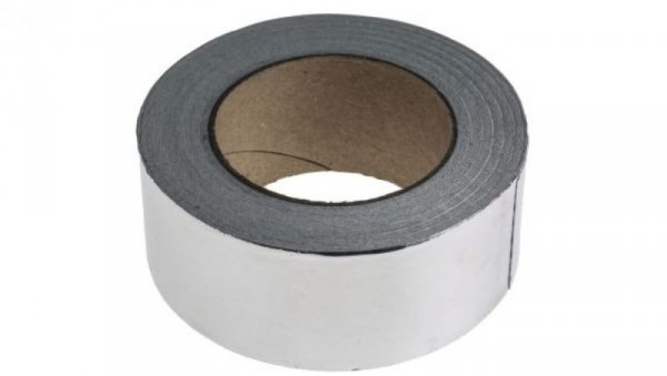 Taśma metalizowana, 0.08mm x 50mm x 45m, 3,8 N/cm, RS PRO