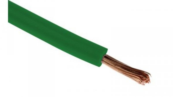 Kabel trzynormowy, dł. 100m 0,5 mm², 11 A, 1 kV DC, 600 V AC, Maks. +105C Zielony Zgodność z trzema normami, RS PRO