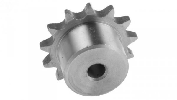Koło łańcuchowe drabinkowe, 13 zębów, 08B-1, Pilot, śr otworu: 20mm, śr toczna: 53.06mm, Stal