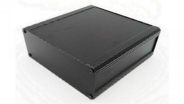 Obudowa radiatora Czarny IP40, 400 x 100 x 175mm, RS PRO