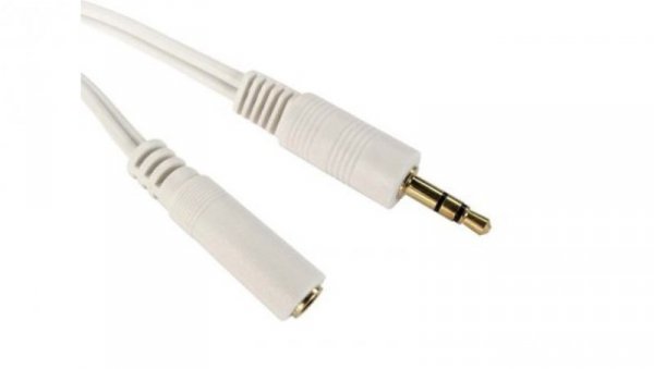 Kabel Jack audio, złącze A: Męskie, złącze B: Żeńskie, 3m