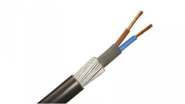 Wielożyłowy kabel przemysłowy Ekranowany 2 1,5 mm² 600/1000 V Polichlorek winylu PVC 11mm 50m RS PRO