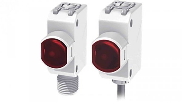 Czujniki fotoelektryczne PNP NO/NC w obudowie prostokątnej zakres 20 m