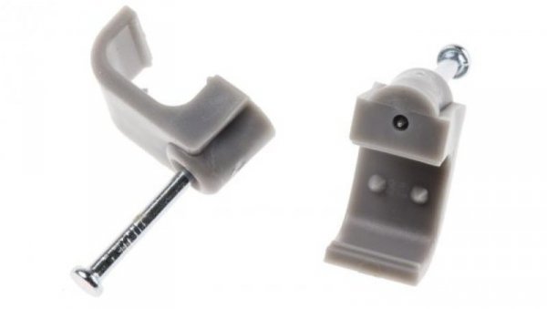 Spinka do kabli Prostokątna obejma do kabli, materiał: PE, 10 x 11.6 x 9.7mm, RS PRO