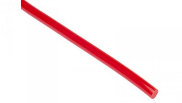Zaokrąglony pas poliuretanowy, Czerwony, śr.: 3mm, dł. 5m, obc.: 1.95kg