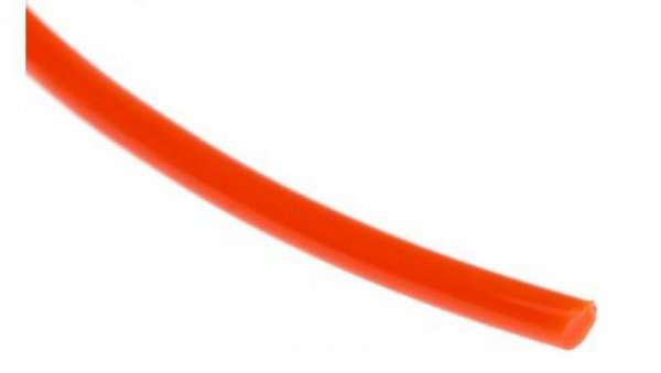 Zaokrąglony pas poliuretanowy, Pomarańczowy, śr.: 3mm, dł. 5m, obc.: 0.45kg