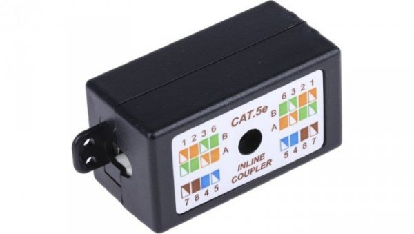 Skrzynka kablowa, Cat5e, 2 portów UTP, Punktak