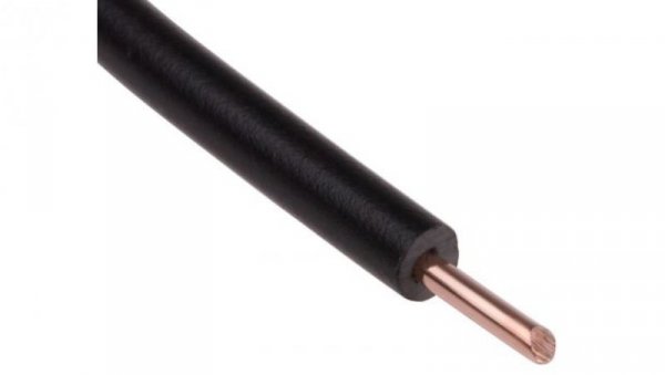 Jednożyłowy kabel sterowniczy CSA 1 mm², Maks. +70C 600 V Czarny, RS PRO