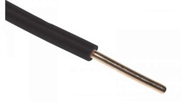 Jednożyłowy kabel sterowniczy CSA 1,5 mm², Maks. +70C 600 V Czarny, RS PRO