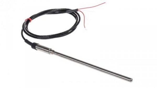 Termopara typ PT 100, -50C do +200C 150mm kabel 1m, Stal nierdzewna