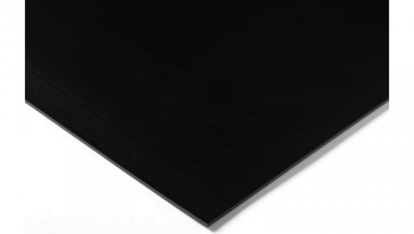 Arkusz tworzywa sztucznego Czarny, 1000mm x 500mm x 15mm