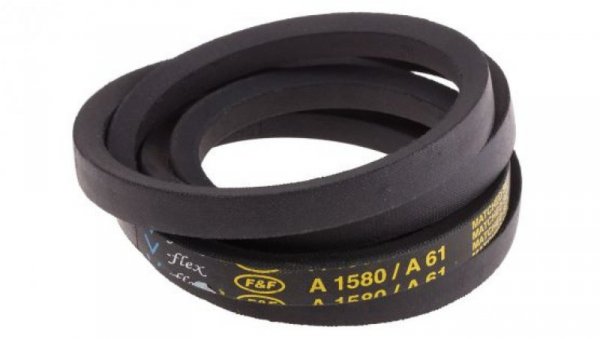 Pas napędowy, profil A, materiał: PET, guma, 13mm x 8mm x 1.55m, RS PRO