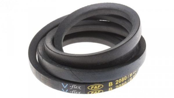 Pas napędowy, profil B, materiał: PET, guma, 17mm x 11mm x 2.03m, RS PRO