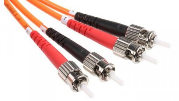 Kabel światłowodowy, średnica: 50/125μm, OM2 Wielomodowy, Pomarańczowy, ST / ST