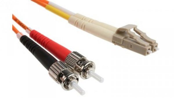 Kabel światłowodowy, średnica: 62.5/125μm, OM1 Wielomodowy, Pomarańczowy, LC/ST