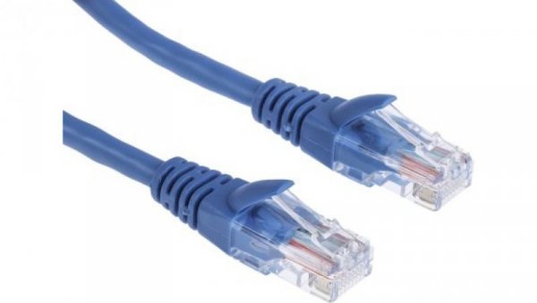 Kabel kat. 5e U/UTP Niebieski 5m