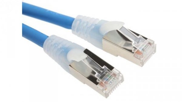 Kabel kategorii 6, Niebieski, Wtyk RJ45/męski RJ45dł.: 10m, mat. koszulki: LSZH