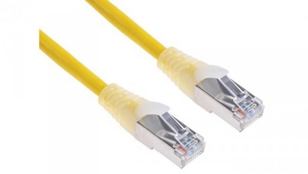 Kabel kat. 5e F/UTP Żółty 10m