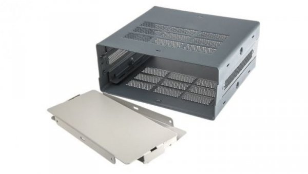 Obudowa urządzeń elektronicznych wentylowana, Stal, Czarny, Nie, 178 x 432 x 175mm, RS PRO
