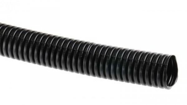 Peszel elastyczny, Elastyczny, Ø 20mm, dł. 25m, materiał: Tworzywo sztuczne, kolor: Czarny, RS PRO