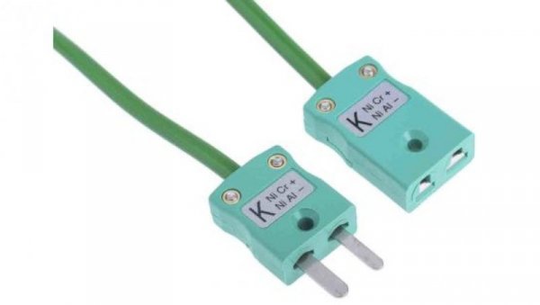 Przewód termoparowy K, -10 → +220 C., dł. 2m, izolacja: PVC, 7-żyłowy, RS PRO