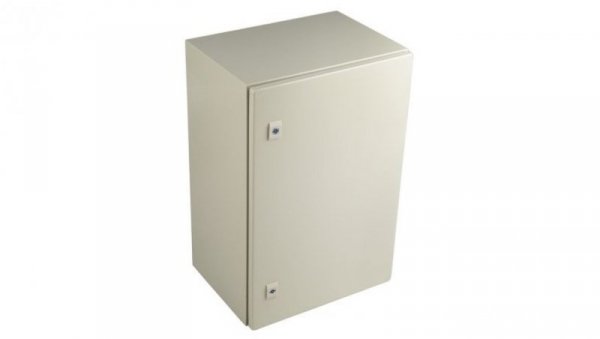 Szafka ścienna rozdzielcza RAL 7032, materiał: Stal, IP66, 600 x 400 x 300mm, RS PRO