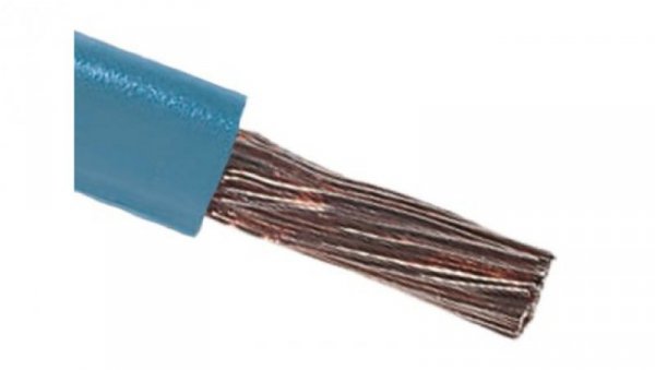 Kabel trzynormowy PCW, dł. 100m 4 mm², 41 A, 1 kV, -15 → +105 C Jasnoniebieski Pojedynczy rdzeń, RS PRO