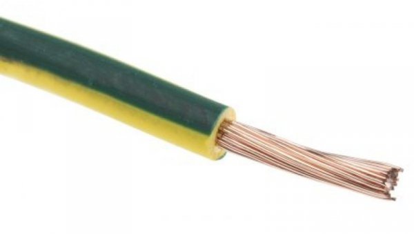 Przewód jednożyłowy linkowy, Przewód do urządzeń, 0,75 mm², 22/1,0 mm, 18 AWG, Poliolefina usieciowana EI5, 500 V,