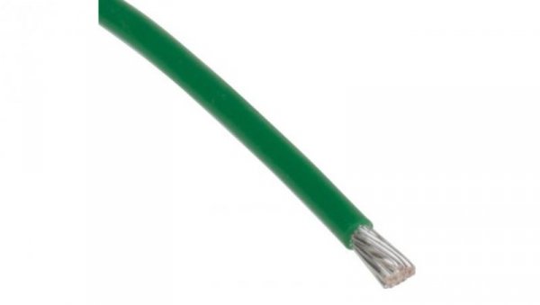 Przewód do urządzeń PTFE PTFE Zielony, 100m 0,34 mm² 19/0,15 mm, 300 V, -75 → +200C, Ø 1.1mm, RS PRO BS3G210