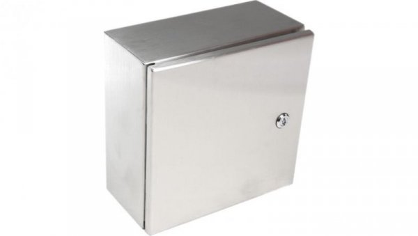 Szafka ścienna rozdzielcza, materiał: Stal nierdzewna typu 304, IP66, 300 x 300 x 150mm, RS PRO