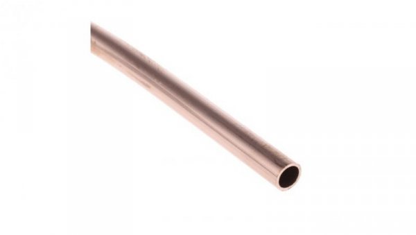 Rury miedziane, dł.: 10m, 81 bar, śr. wewn.: 6.4mm, śr. zewn.: 8mm
