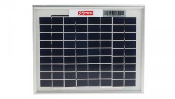 Panel słoneczny 5W 22V 250x200x25mm, RS PRO /zestaw 5szt./