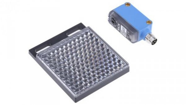 Czujniki fotoelektryczne Retrorefleksyjny PNP w obudowie prostokątnej zakres 7,2 m IP67