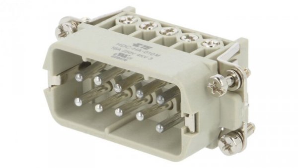 Złącze HDC męskie 10pin 250V T2010102101-000