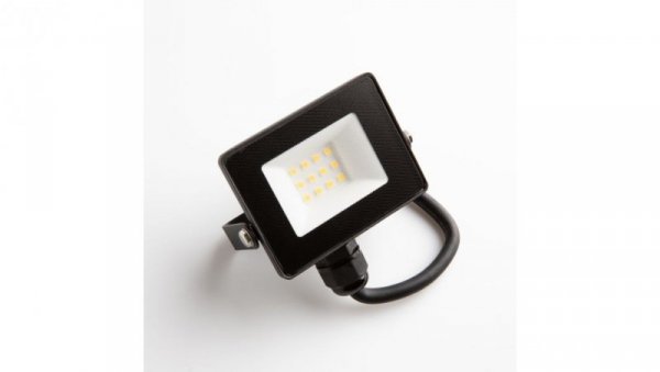 Naświetlacz led 10W 900LM AC230V IP65 kąt świecenia 120 zimna biała 6500K czarny EC79855