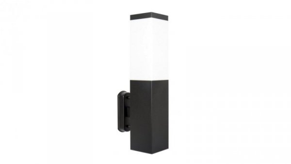 Kinkiet zewnętrzny Inox Kwadratowa SS802-A BL, E27 max 40W, kolor czarny 0438621