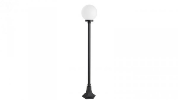 Oprawa oświetleniowa zewnętrzna, stojąca Kule Classic K 5002/1/KP 200 OP, E27 max 60W, kolor czarny, klosz biały 0438621