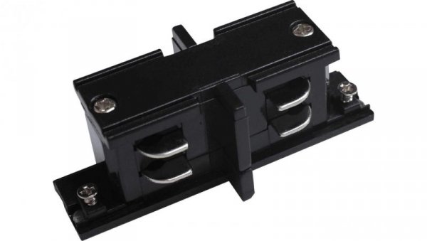 Łącznik szynoprzewodu IP20 3-fazowy czarny TRACK SHORT CONNECTOR 4W BLACK GXTR018