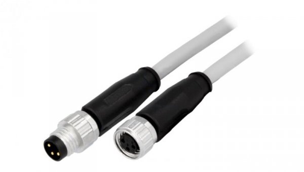 Złącze M8 męsko-żeńskie proste 1,5m 3pin 21348081380015
