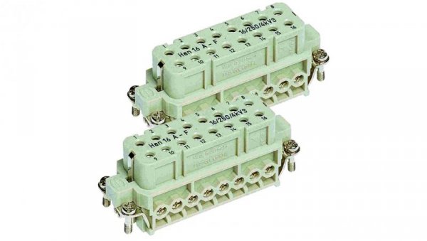 Złącze HAN prostokątne żeńskie 32pin 16A 250V 09200162813