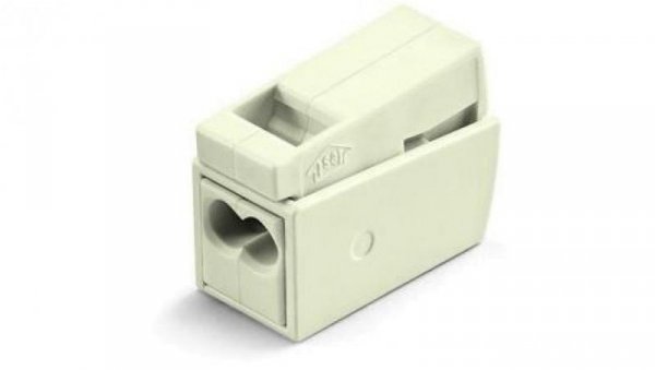 Szybkozłączka 2X1-2,5mm2 224-112 linka / drut biała