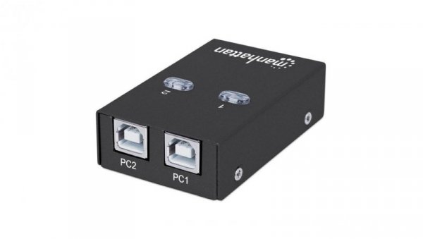 Automatyczny Przełącznik USB 2.0 2/1 Manhattan 162005