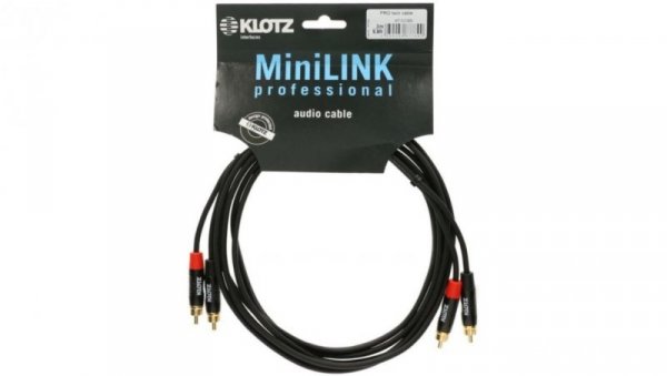 KLOTZ Kabel Audio 2x RCA Cinch (wtyk) / 2x RCA Cinch (wtyk) 1,5m
