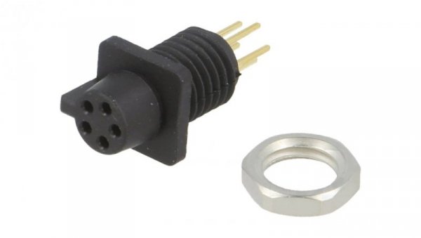 Złącze: okrągłe gniazdo 709/719 żeńskie PIN: 5 złocony 3A IP40 09 9792 20 05