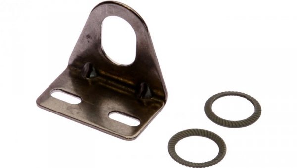 Akcesoria czujnika, kątownik montażowy, 32x23x36mm, podkładka ząbkowana pod czujnik, AY000099