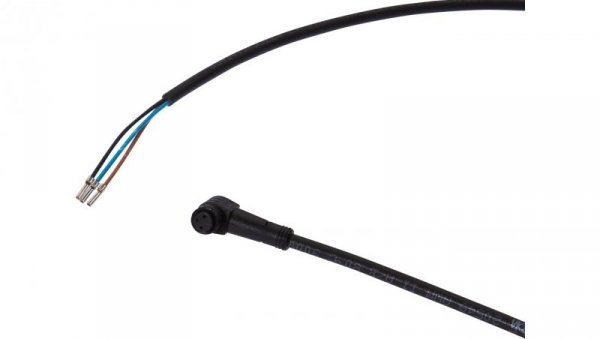 Kabel połączeniowy, 10m, żeńskie (gniazdo) 3pin kątowe, końcówka wolna, 3x0,34mm², VKA00011